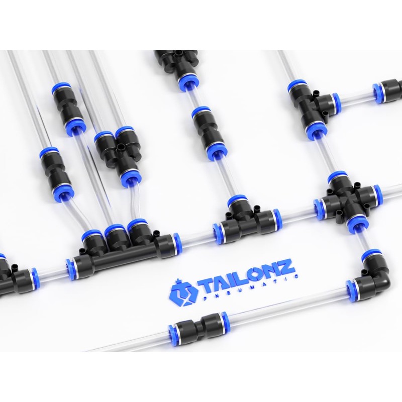 TAILONZ PNEUMATIC 12mm od Push to Connect Fittings Pneumatic Fittings