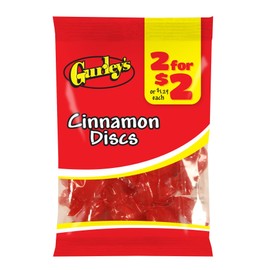 Gurley's Cinnamon Discs, Spicy Hard Candy, Sweet Heat Pinata Candy (Pack of 12)