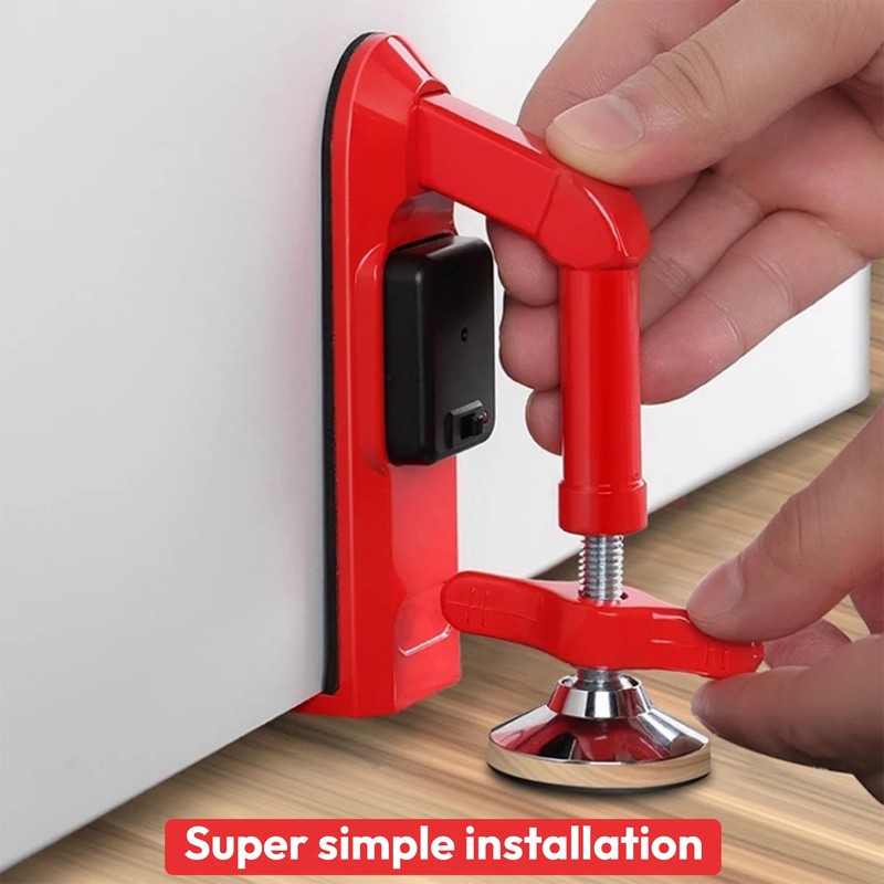 Portable Door Lock - Anti-Theft Travel Lock, Door Stop Alarm