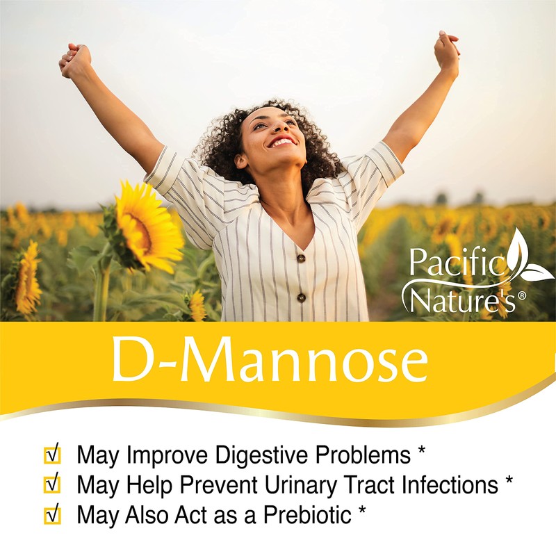 D-Mannose 1500mg, 120 Capsules. D-Mannose is a Cranberry Extract That