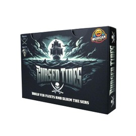 Worgan Games Cursed Tides - Pirate Strategy Card Game | Fun for Kids, Teens & Adults | 2-5 Players | Ages 8+ | Quick 15-Minute Gameplay
