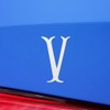 Decal Stickers of Letters V (White) (Set of 2) Luxury