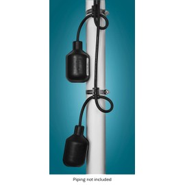 Little Giant 15DFMMD2WOP 230-Volt Plug-less Double-Float Mechanical Switch, 15-Ft. Cord, Black, 14940411