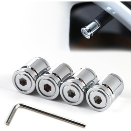Tapones para Llantas Antirrobo Juego de 4 Tapones Valvulas Llantas Universales Protege Tus Llantas con Estilo Camioneta Motocicleta Bicicleta