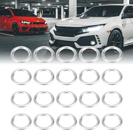 X AUTOHAUX 20pcs M14 Oil Drain Plug Gasket N0138157