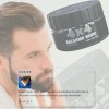 Cera Balsamo Barba Bigote Cubre Canas Color Negro 4x4 100grs