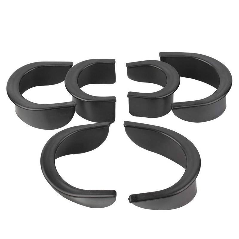 Pool Table Pocket Liners, 6 Pcs Rubber Billiard Hole Liners