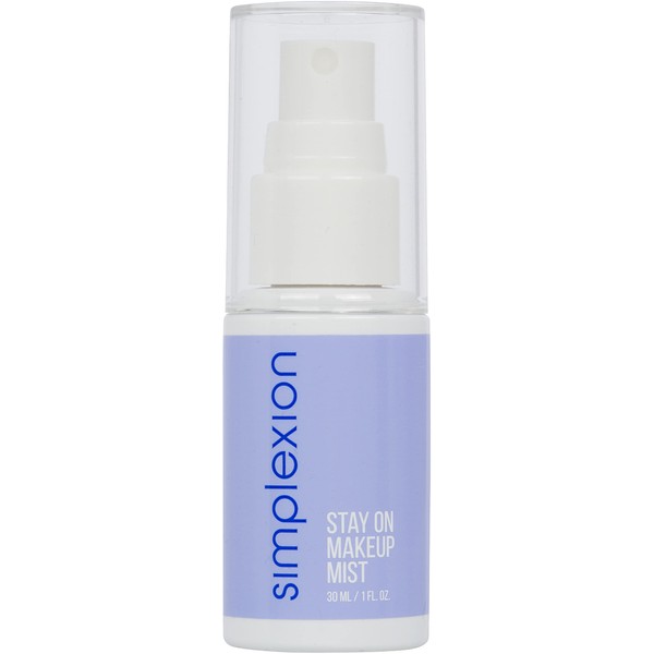Simplexion Stay On Makeup Mist - Long Lasting, Transfer-proof, Makeup Setting Spray. Make Your Makeup Last All Day and Night Long. Lock in you Makeup with Lightweight, and Greaseless Formula (30 ML)