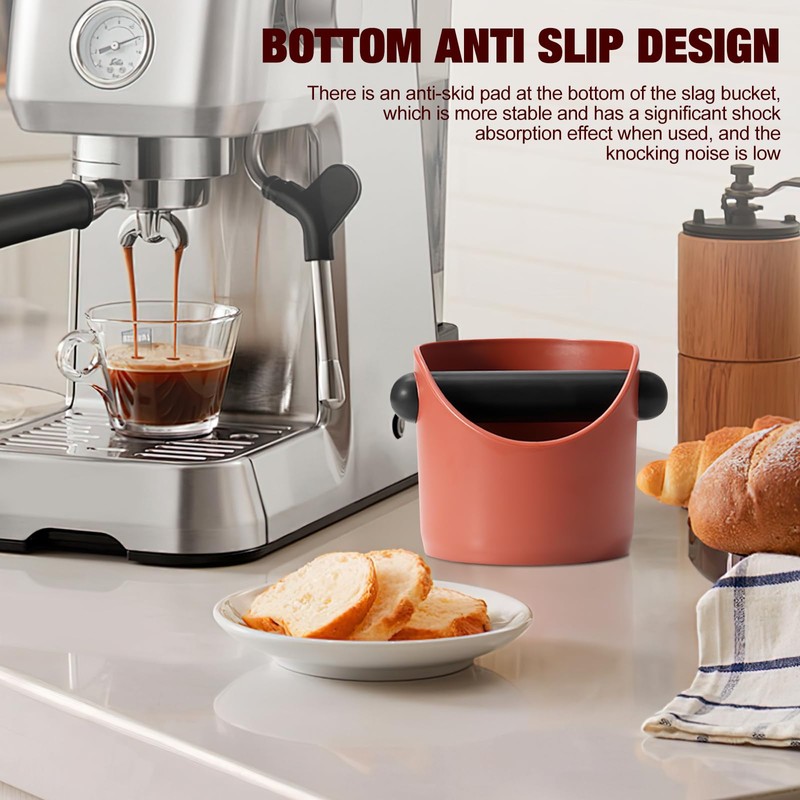 Coffee Knock Box - 0.45L Coffee Grounds Knock Box with