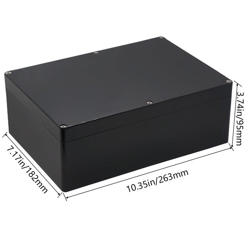 Raculety Project Box IP65 Waterproof Junction Box ABS Plastic Electrical