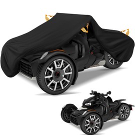 Tokept Premium Ryker Cover Waterproof Heavy Duty UV Resistant Indoor Outdoor Protection Full Cover, Compatible with Can-Am Ryker 600 900 Sport with Reflective Strip (XL)