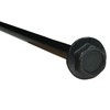(25) 3/8” X 4” Black Hex Head Lag Wood Screws,