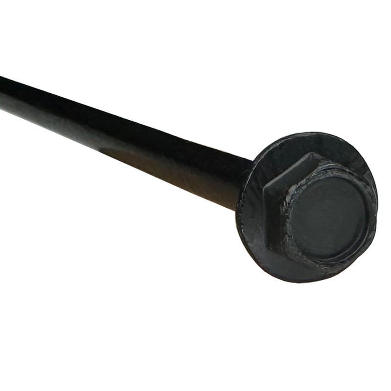 (25) 3/8” X 4” Black Hex Head Lag Wood Screws,