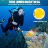 Genwiss Dive Light, 2000 Lumen Underwater Flashlight, IPX8 Waterproof Scuba