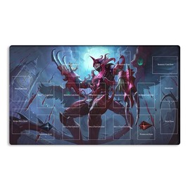 New Mlikemat Playmat Destiny Hero Destroy Phoenix Enforcer TCG CCG OCG Trading Card Game Mat with Zones + Free Bag (ZD039-318-A)