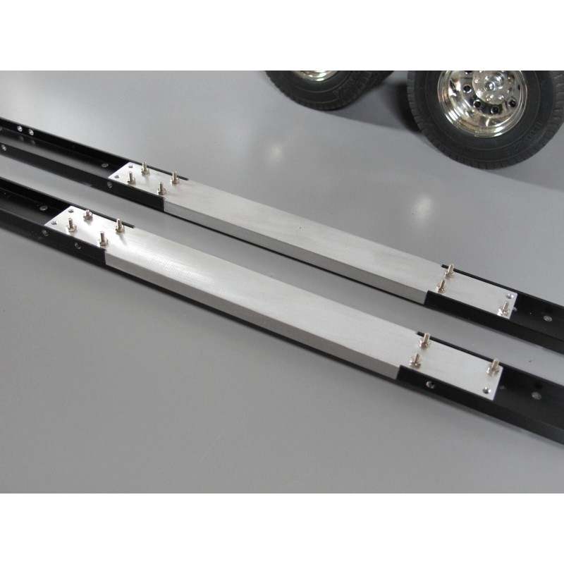 Tamiya Aluminum 3 inch Frame Rail Chassis Extension Tamiya 1/14
