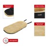 Hollert Lambskin Elbow Pads Black/Yellow (Pack of 1) Joint Protector