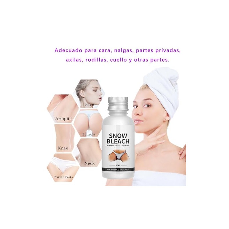 Crema Aclaradora Partes Intimas Aclarador Axilas Aclarar Entrepierna Codos Piernas