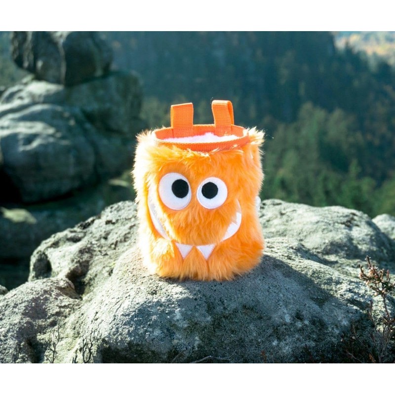 Crafty Climbing - Tangerine Foodie Monster (Chalkbag), Model: Tangerine Foodie