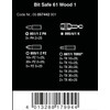 Wera 05057442001 Bit Assortment, Safe Wood 1 Set, Multi-Colour