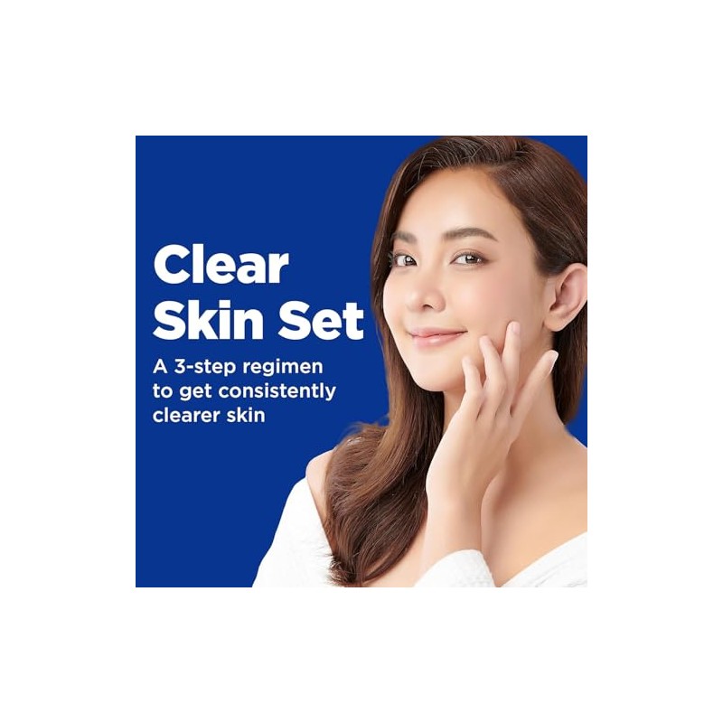 Differin Skin Care Set, Differin Gel 3 Step Regimen, Acne