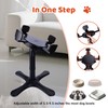 Elevated Dog Bowl Stand (Not Bowl Included), 3 Adjustable Heights,Adjustable