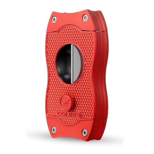 Colibri V-Cut Cigar Cutter — Diamond Cut Pattern — Deep