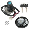 Silscvtt Ignition Switch Fuel Cap Lock Set Replacement for Kawasaki