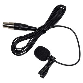 Milestock Cardioid Lavalier Microphone with TA4F Connector Compatible with Shure WL185 AD1, ADX1, AXT100TA4F, BLX1, GLXD1, MXW1, PGXD1 Transmitter, Black
