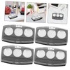 DOITOOL Eyeshadow Tte Makeup Tray Set 10PCS Empty Pallets Case