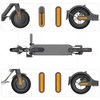 Fundas Reflectantes para Ruedas Traseras para M365 /Pro/Pro 2 /1s