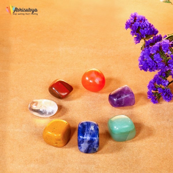 Crystal Set - Healing Crystals - Chakra Stone - Crystals - Chakra Decor - Meditation Accessories - Crystals and Healing Stones - Crystal Kit - Spiritual Gifts (#Tumbled)