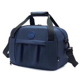 KSIBNW Ryanair Hand Luggage 40 x 20 x 25 cm, Hand Luggage Bag for Airplane, Waterproof Leather Foldable Travel Bag, Weekender Bag, Suitcase, Men and Women, with Wet Pocket and Shoe Compartment for