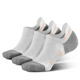 BRISIRA Coolmax Bamboo Viscose Thin Lightweight No Show Socks Men Women Anti Blister Running Athletic Golf