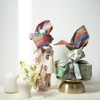 Bojagi - Wrapping Cloth/Reversible (Flower patten X stripe) gift wrapping,