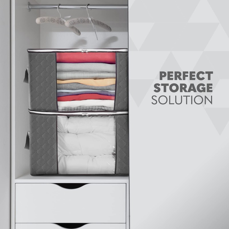 delka Storage Bags Organiser for Large Capacity Clothes Storage, Space
