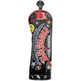 ☆ Latest Model # Blue Tee Golf Blue Tee Golf California [Soft Enamel Material] Head Cover Various (Black, UT)