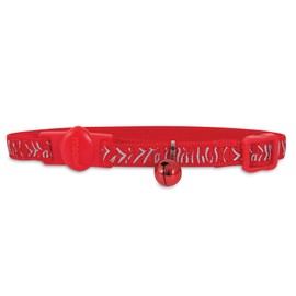 Aspen Pet Products Cat Reflective Collar, 3/8", Red