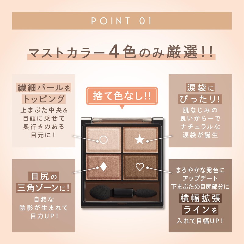 Sana-Excel Skinny Rich Shadow N SK06 Sensual Brown Palette Eye