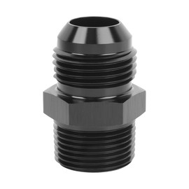 EVIL ENERGY 12AN Male Flare to 3/4" NPT Pipe Fitting Adapter Straight Aluminum Black