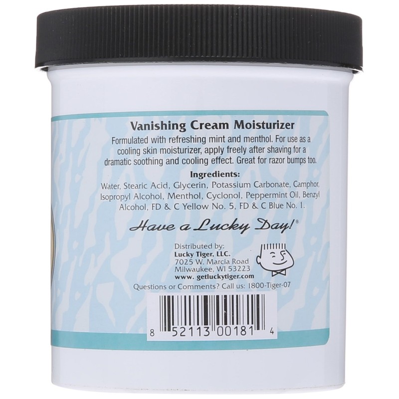 Lucky Tiger Sandahl’s Vanishing Cream, 12 oz | Classic Cooling