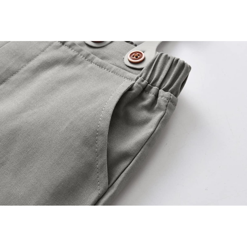 ALINTU - Conjunto de ropa de vestir con botones y