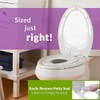 Mayfair NextStep2 Toilet Seat with Built-In Potty Training Seat, Slow-Close,