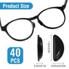 20Pairs Eyeglasses Nose Pads Non Slip, Silicone Adhesive Glasses Nose