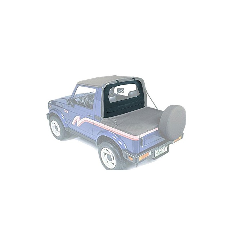 Bestop 8006215 Black Denim Windjammer for 1995-1998 Geo Tracker/Suzuki Sidekick