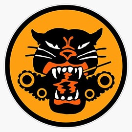 Leyland Designs Tank Destroyer Battalions (United States - Historical) Sticker Outdoor Rated Vinyl Sticker Decal for Windows, Bumpers, Laptops or Crafts 5"