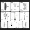 14PCS/Set Bartender Kit Bar Tool Set Sturdy Stainless Steel Cocktail