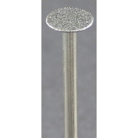 Argo File Electrodeposition Diamond Bit, Mini Cutting Disc, 0.02 inch (0.5 mm) Thickness (2 Pieces), #150, Shaft Diameter 0.08 inch (2.35 mm) (EGC2006)