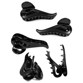 BHARATGAURAV 3pcs LARGE hair clips for women accessories for hair, Big size hair clutches banana clip for girls stylish women (Black)