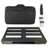 GOKKO Guitar Pedal Board 22" x 12.6" Guitar Pedalboard with